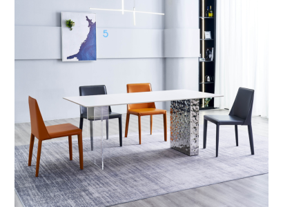 Dining room set Dining set 6x Chairs Seating group Dining table Dining room Furniture