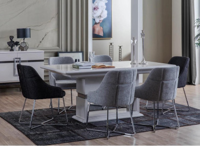 Exclusive Dining room Set Consists of 7 pieces. Dining table and 6x chairs new