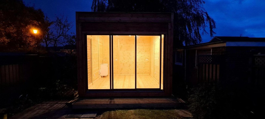 Camping house garden house wooden house holiday house garden house cottage 354x354x318