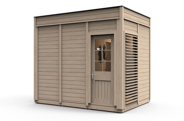 Sauna Wood Woodpro Garden Wooden Sauna Outdoor Saunas Dry Sauna 345x245x318