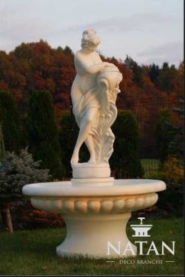 Decorative fountain fountain figure 196cm fountain decoration garden fountain pond