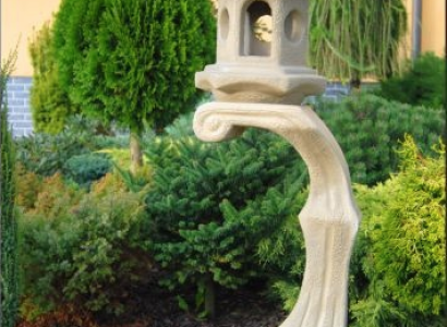 Lamp outdoor lamp garden terraces stone sculpture figure light fixture lighting new