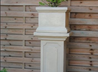 Flower basket flower box flowers vessel decoration statue figures garden patio