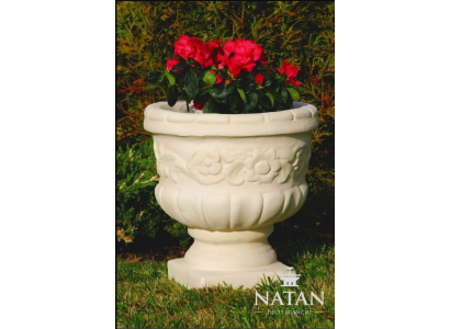 Flower Basket Flowers Vase Vessel Garden Patio Decoration Statue Figures Box