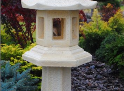Lamp outdoor lamp garden sculpture lighting figure terraces light fixture stone new