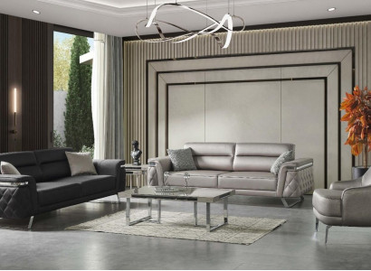 Luxury sofa set three seater armchair fabric sofa gray upholstered sofa sofas