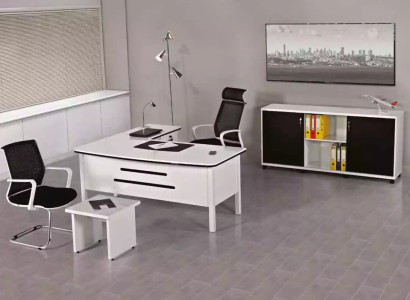 Luxury Office Set Study room furniture Corner Desks Office Furniture Wood