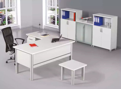 Helle Büro Furniture Office Furnishings Table Coffee table Filing cabinet 3-piece