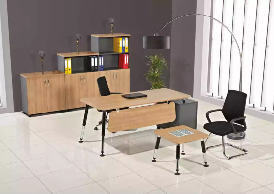 Wooden furniture Study room Desk Filing cabinet Coffee table Set Table 3pcs