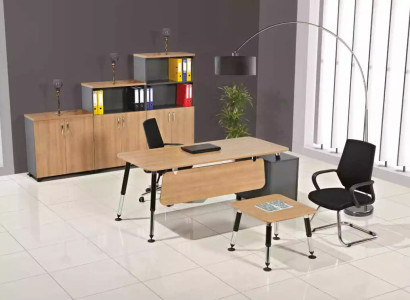 Wooden furniture Study room Desk Filing cabinet Coffee table Set Table 3pcs