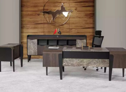 Bür Furniture Desk Table Marble Imitation Tables Office Furnishings