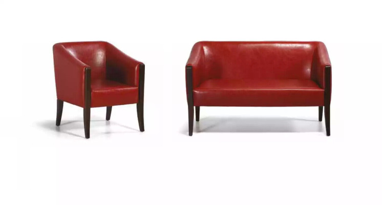 Red Sofa set Two-seater Modern Armchair Designer Upholstery Luxury Set
