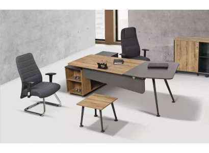 Corner desk Table Office Tables Desks 2-piece Furniture Executive desk