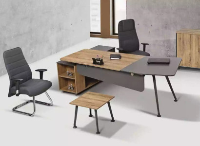 Corner desk Table Office Tables Desks 2-piece Furniture Executive desk