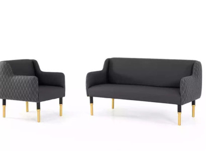 Sofa set stainless steel furniture sofa set two-seater single seater armchair upholstery