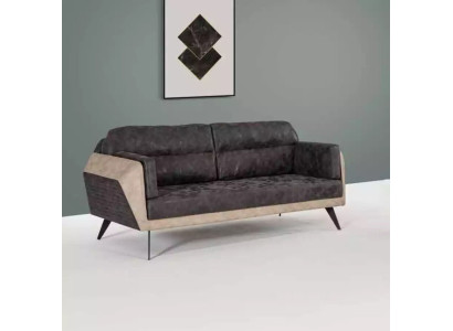 Gray Luxury Three Seater Study room Seater Modern Office Furniture Couch