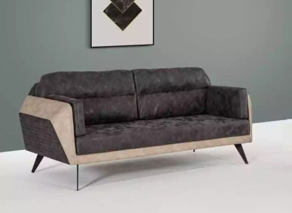Gray Luxury Three Seater Study room Seater Modern Office Furniture Couch