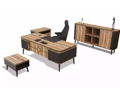 Wood Desk Study Office Furniture Designer Furniture 220x90 Table