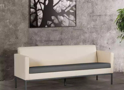 Office Furnishings Sofa Couch 3 Seater Study room Upholstered Sofa Textile Furniture