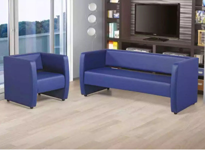 Sofa 2 Seater Luxury Couch Study room Office Furnishings Textile Furniture