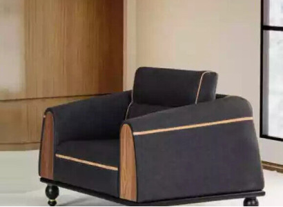 Designer Armchair new Furniture Black Seat Study room Luxury upholstered armchair