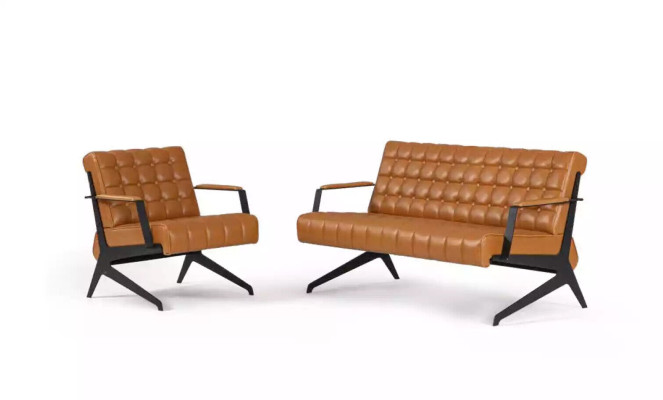 Modern Sofa set Set 2 pcs Luxury Study room Set 2+1 Seater new