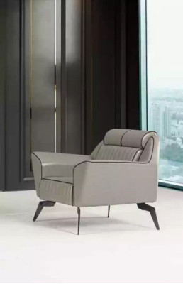 Luxury Armchair Study Gray Seat Furnishings new upholstered armchair
