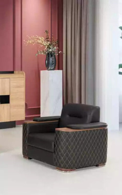 Armchair Study room Office Furnishings Luxury Seat Furniture Textile Fabric new