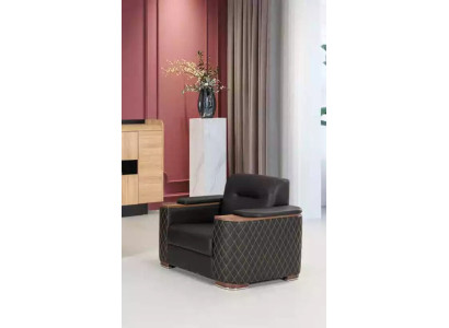 Armchair Study room Office Furnishings Luxury Seat Furniture Textile Fabric new