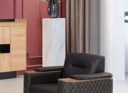 Armchair Study room Office Furnishings Luxury Seat Furniture Textile Fabric new