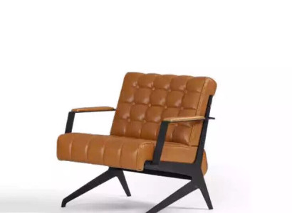 Modern Armchair Office Furniture Study room Luxury Seat 75x80x77 Furniture