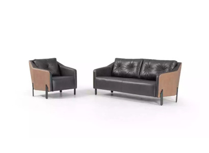 Armchair Study room Seat Modern Design Office Upholstered Chair Textile Furniture