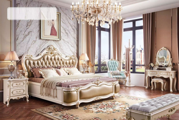 Bedroom Set Classic r Designer Wooden Furniture Luxury new 8 pieces