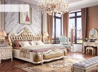 Bedroom Set Classic r Designer Wooden Furniture Luxury new 8 pieces
