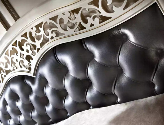 Bed Furniture Design Beds White Double bed Luxury Bedroom Wood