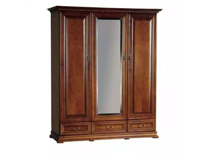 Wardrobe Bedroom Wood Wardrobe Antique Style Baroque Cabinets