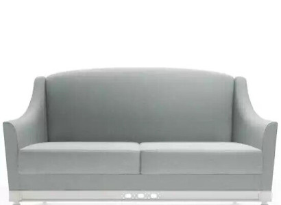 Sofa 2 Seater Sofas Design Luxury Textile Wood Upholstery Two-seater couchen