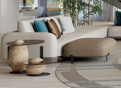 Stool Design Wood Italian Furniture Luxury Living room Footstool Bizzotto new