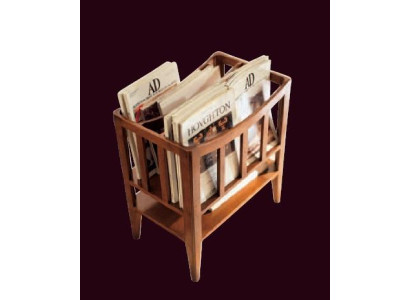 Living room Design Furniture Newspaper Rack Shelf Wood Stand Italian Newspaper