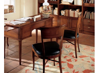 Dining room Chairs Luxury Armchair Chair Wood Brown Chairs Living room Furniture Recliner Chair