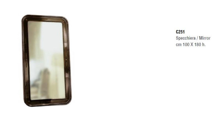 Classic r Design Mirror Italian Wall mirror Wood Stand Wall Italy new