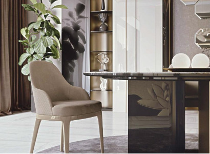 Chair Dining room furniture Natural wood furniture Armchair Design Furniture Dining room Bizzotto
