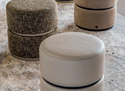 Stool Footstool Living room Furniture Set Upholstery Design Bizzotto Italian Furniture