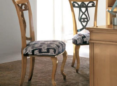 Real wood Chairs Dining room Design Chair with carved patterns Recliner Furniture