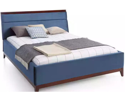 Bed Bedroom Luxury Furniture in Blue Color Novelty for your interiors