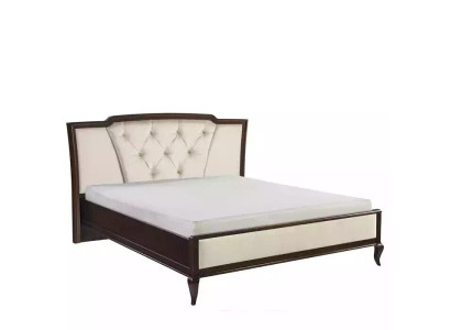 Bed from Wood Chesterfield Beds Double bed in the Bedroom Velvet Textile