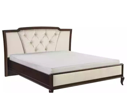 Bed from Wood Chesterfield Beds Double bed in the Bedroom Velvet Textile