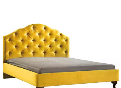 Chesterfield yellow bed for the bedroom beds double bright luxury