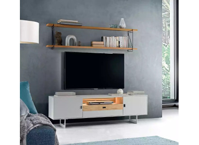 Wall unit TV Wall Wood Modern Style Shelf Living room Furniture TV cabinet tv stand
