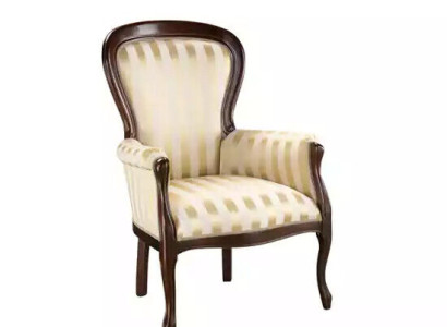 Luxury Armchair Living room Textile Armchair classic design upholstery